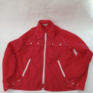 💦 Vintage K-Mart Water Repellent zip up jacket Size Large 💦